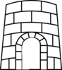 Castle Outline Clip Art